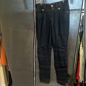 Denim&Co. Women's Skinny Jeans - Dark Blue